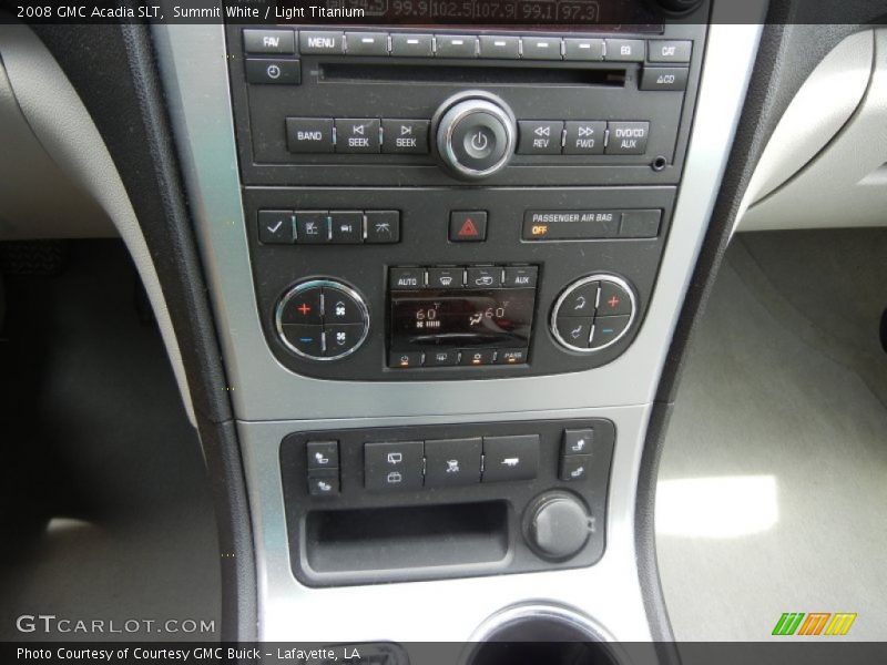 Summit White / Light Titanium 2008 GMC Acadia SLT