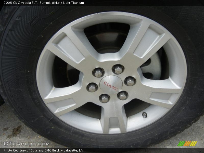 Summit White / Light Titanium 2008 GMC Acadia SLT