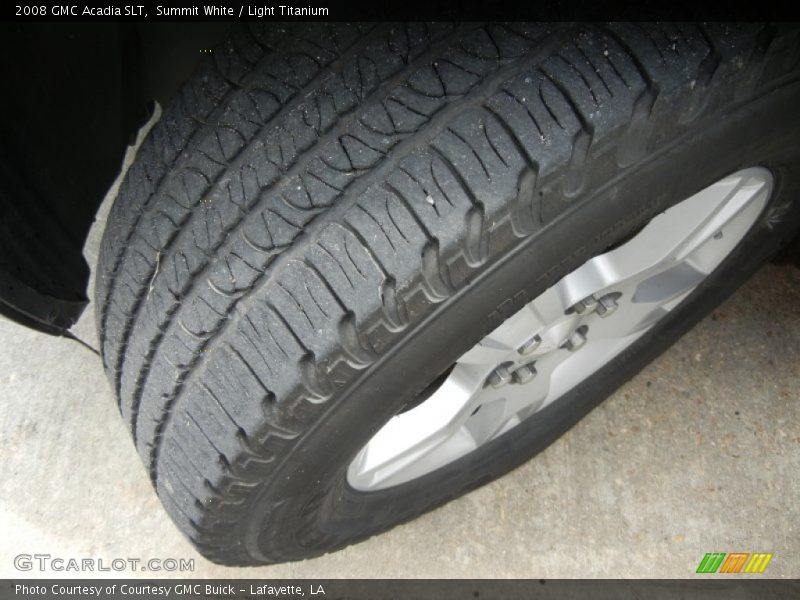 Summit White / Light Titanium 2008 GMC Acadia SLT