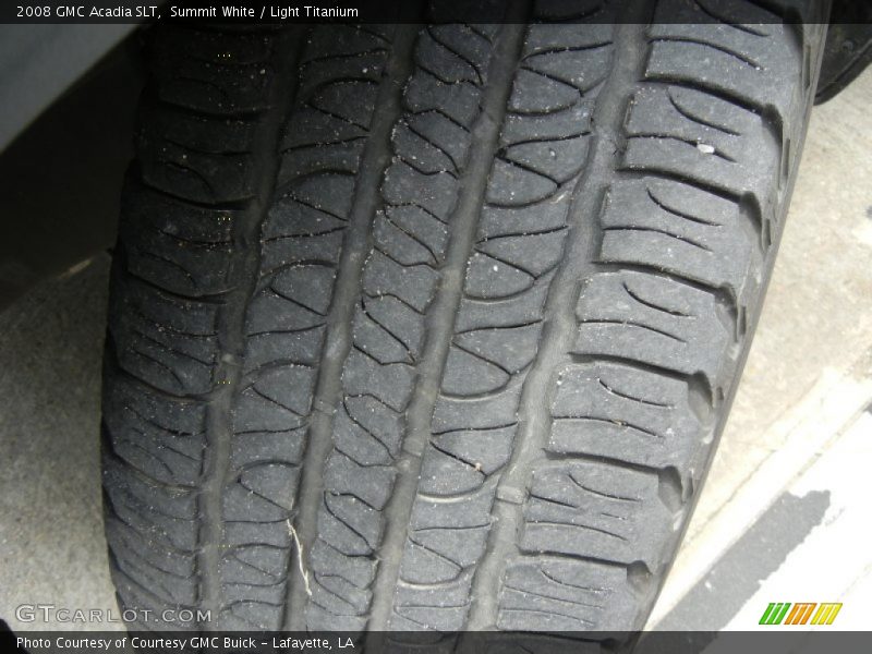 Summit White / Light Titanium 2008 GMC Acadia SLT