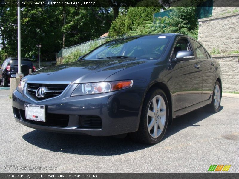 Carbon Gray Pearl / Ebony 2005 Acura TSX Sedan