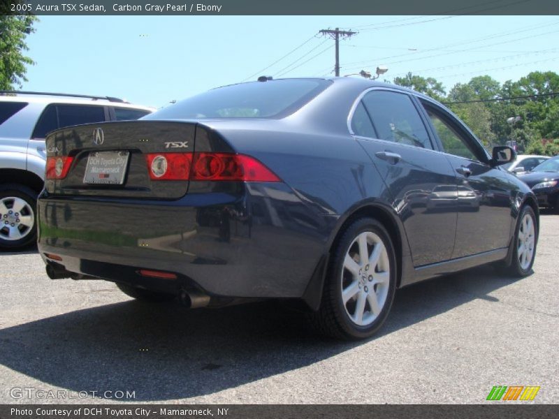 Carbon Gray Pearl / Ebony 2005 Acura TSX Sedan