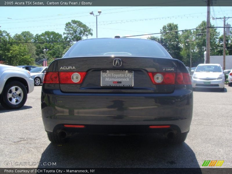 Carbon Gray Pearl / Ebony 2005 Acura TSX Sedan