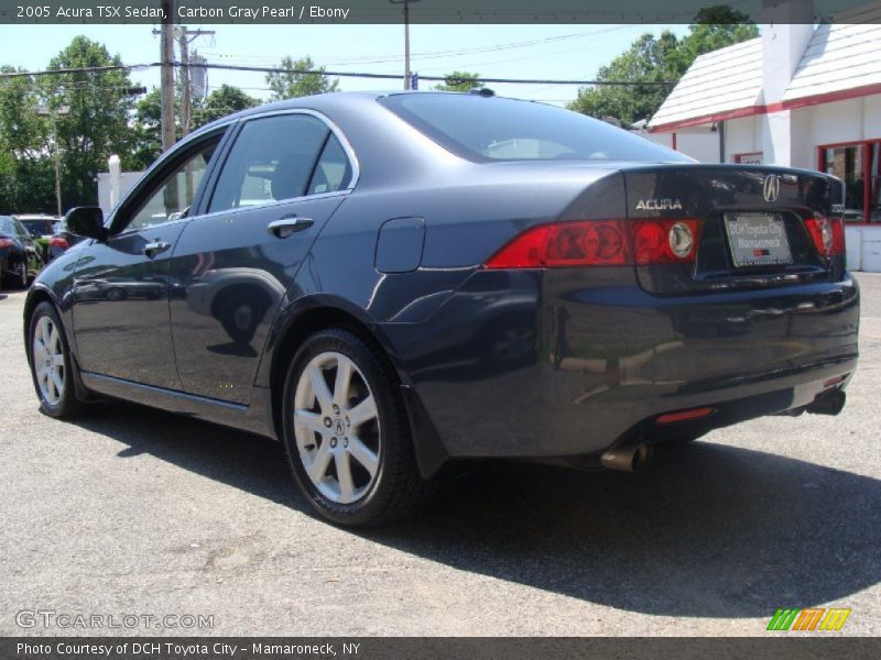 Carbon Gray Pearl / Ebony 2005 Acura TSX Sedan