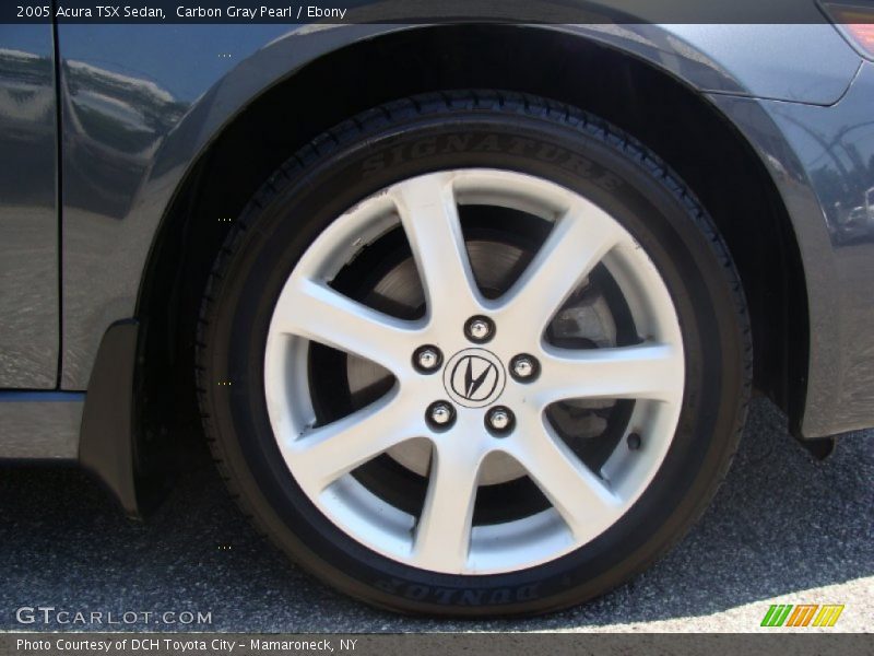 Carbon Gray Pearl / Ebony 2005 Acura TSX Sedan