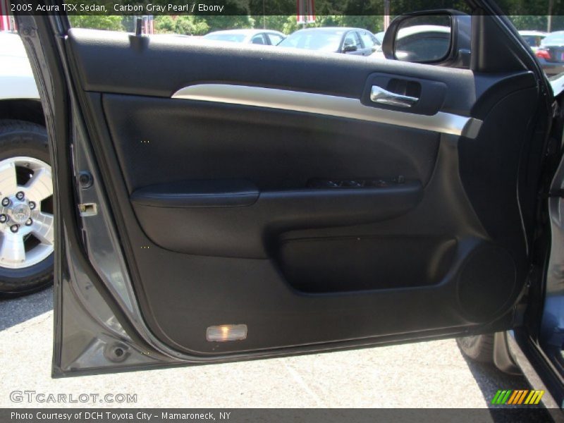 Carbon Gray Pearl / Ebony 2005 Acura TSX Sedan
