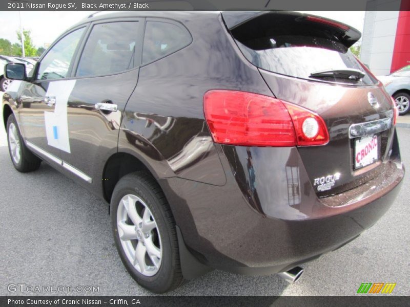 Black Amethyst / Black 2011 Nissan Rogue SV