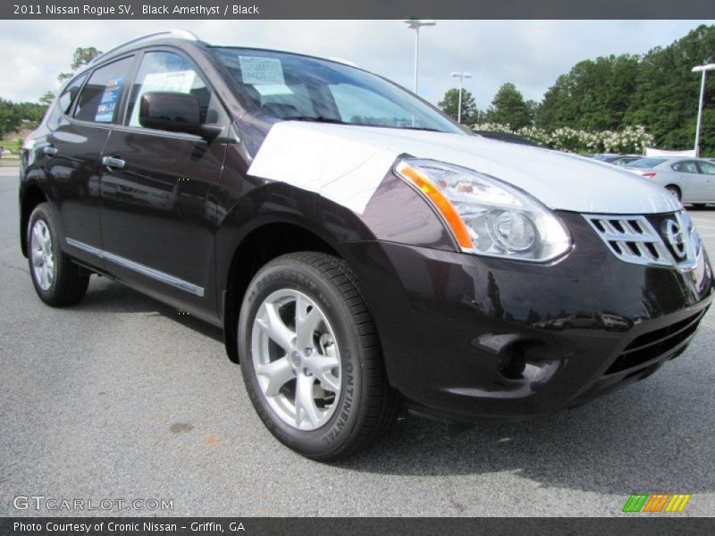 2011 Nissan rogue sv black amethyst #8