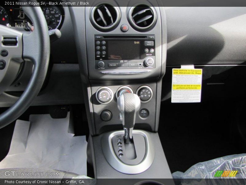 Black Amethyst / Black 2011 Nissan Rogue SV