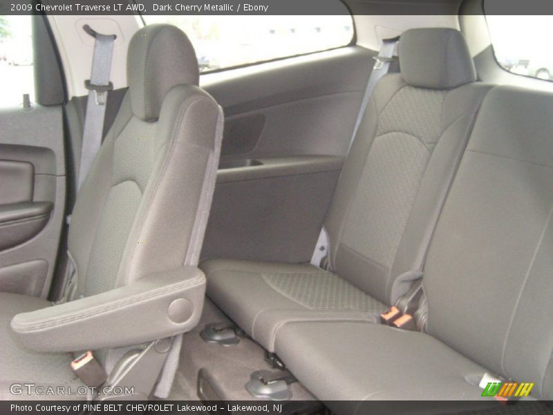 Dark Cherry Metallic / Ebony 2009 Chevrolet Traverse LT AWD