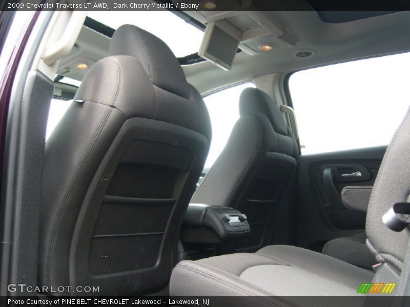 Dark Cherry Metallic / Ebony 2009 Chevrolet Traverse LT AWD