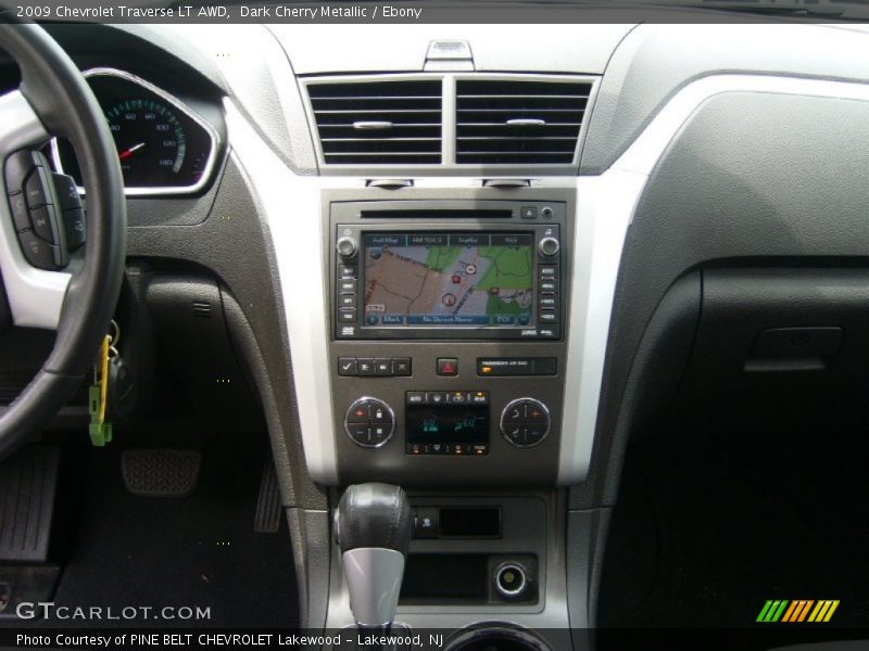 Dark Cherry Metallic / Ebony 2009 Chevrolet Traverse LT AWD