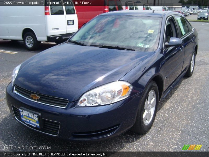 Imperial Blue Metallic / Ebony 2009 Chevrolet Impala LT
