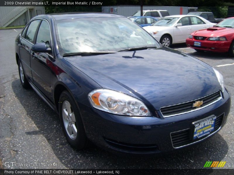 Imperial Blue Metallic / Ebony 2009 Chevrolet Impala LT