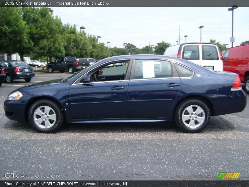 Imperial Blue Metallic / Ebony 2009 Chevrolet Impala LT