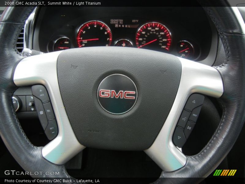 Summit White / Light Titanium 2008 GMC Acadia SLT