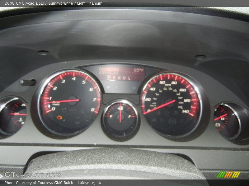 Summit White / Light Titanium 2008 GMC Acadia SLT
