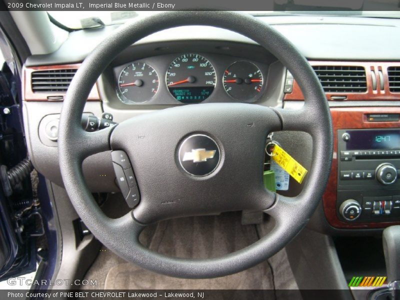 Imperial Blue Metallic / Ebony 2009 Chevrolet Impala LT