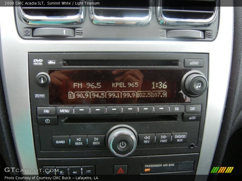 Summit White / Light Titanium 2008 GMC Acadia SLT