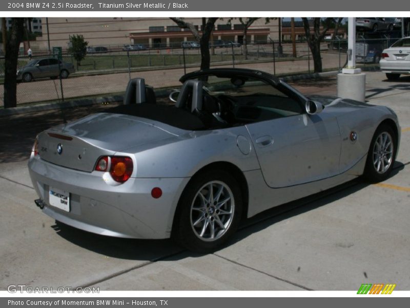 Titanium Silver Metallic / Black 2004 BMW Z4 2.5i Roadster