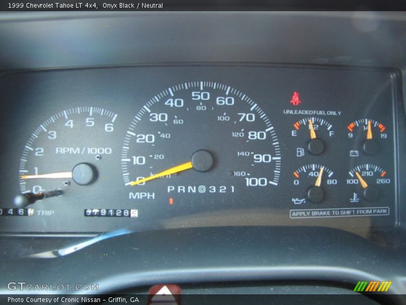 Onyx Black / Neutral 1999 Chevrolet Tahoe LT 4x4