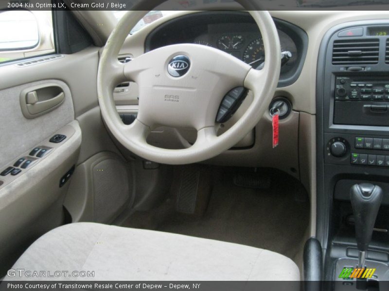 Cream Gold / Beige 2004 Kia Optima LX