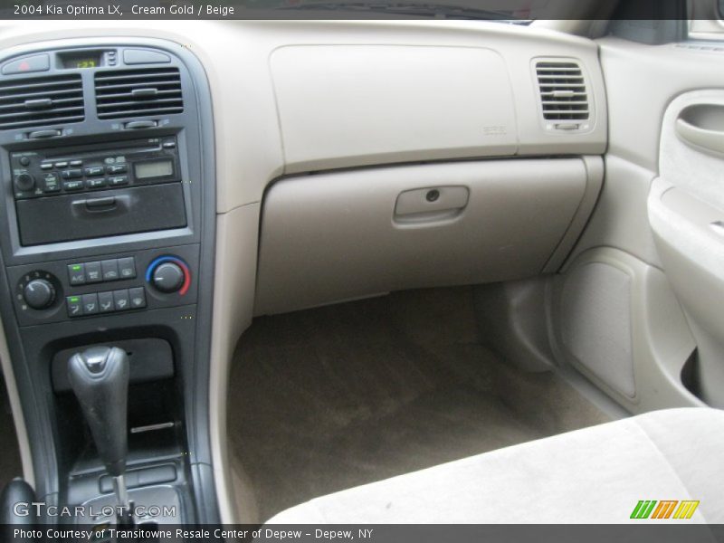 Cream Gold / Beige 2004 Kia Optima LX
