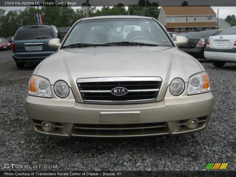 Cream Gold / Beige 2004 Kia Optima LX