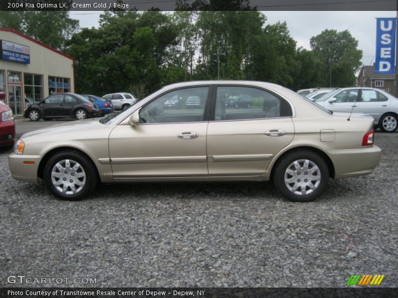 Cream Gold / Beige 2004 Kia Optima LX