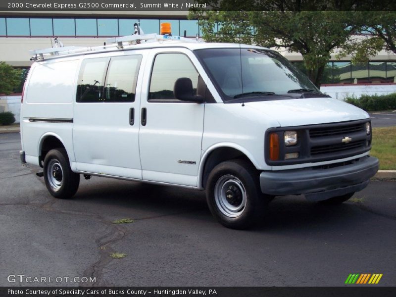 Summit White / Neutral 2000 Chevrolet Express G2500 Commercial