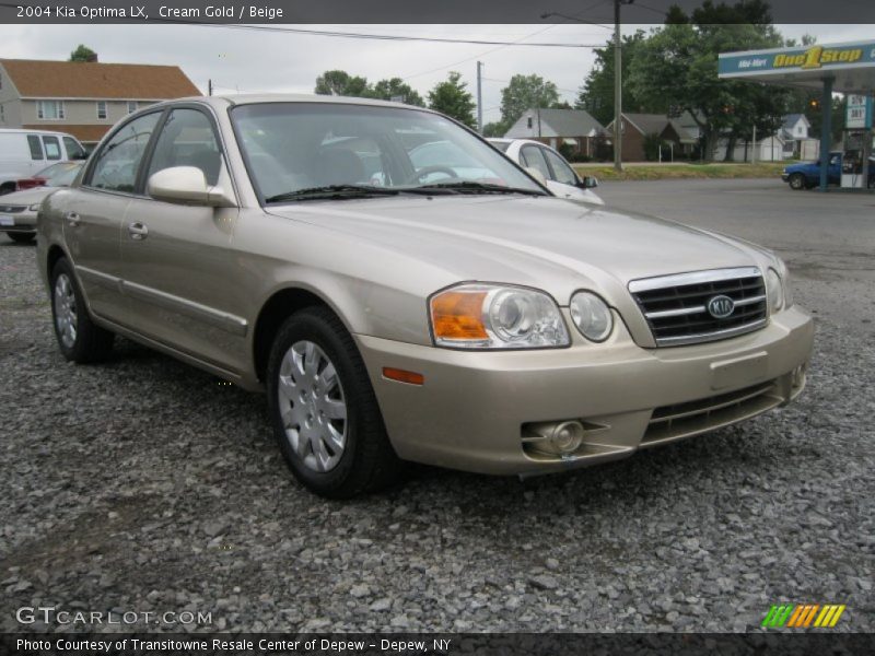 Cream Gold / Beige 2004 Kia Optima LX