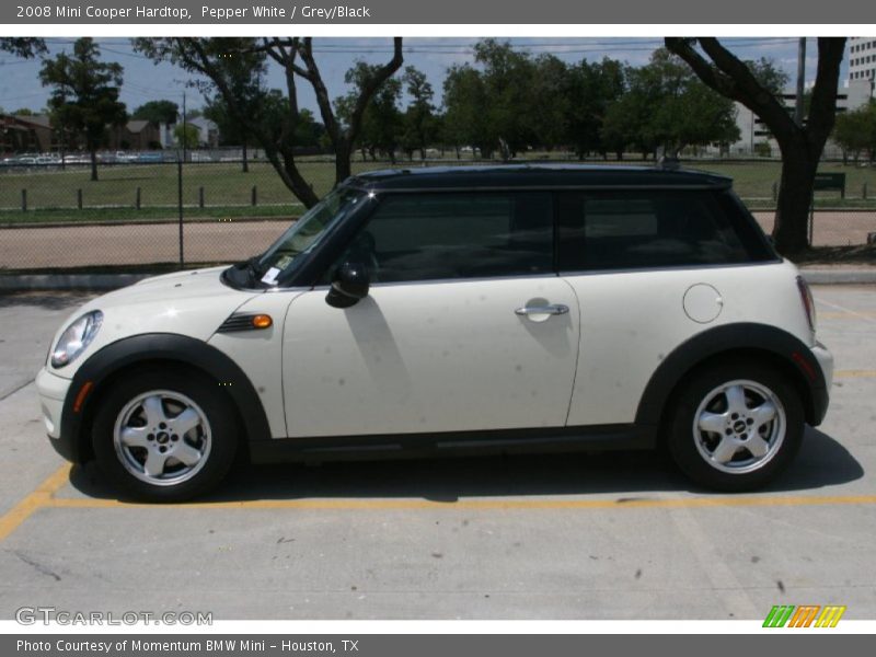 Pepper White / Grey/Black 2008 Mini Cooper Hardtop