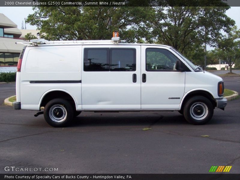 Summit White / Neutral 2000 Chevrolet Express G2500 Commercial