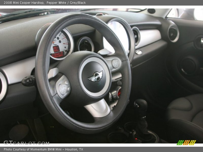 Pepper White / Grey/Black 2008 Mini Cooper Hardtop
