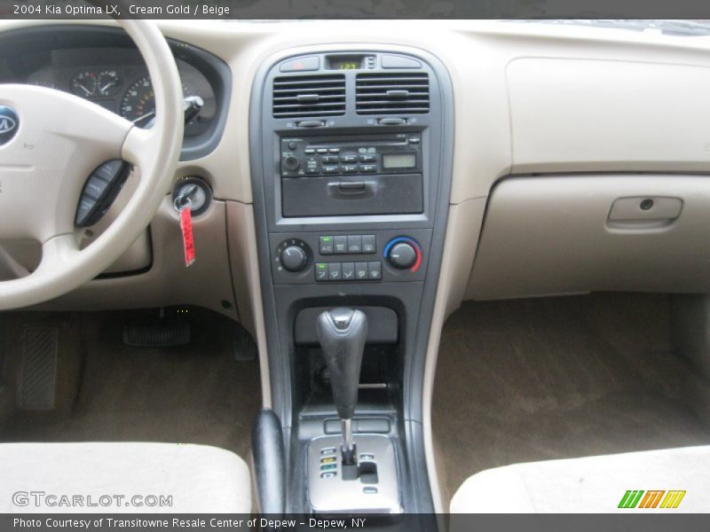 Cream Gold / Beige 2004 Kia Optima LX