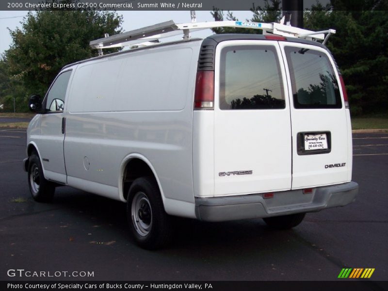 Summit White / Neutral 2000 Chevrolet Express G2500 Commercial