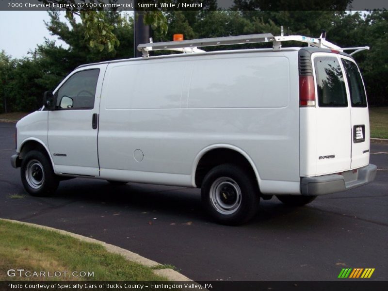 Summit White / Neutral 2000 Chevrolet Express G2500 Commercial