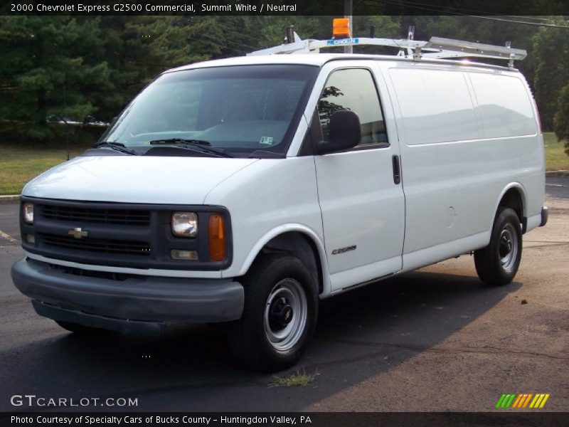 Summit White / Neutral 2000 Chevrolet Express G2500 Commercial