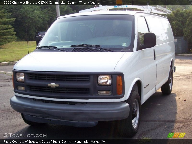 Summit White / Neutral 2000 Chevrolet Express G2500 Commercial