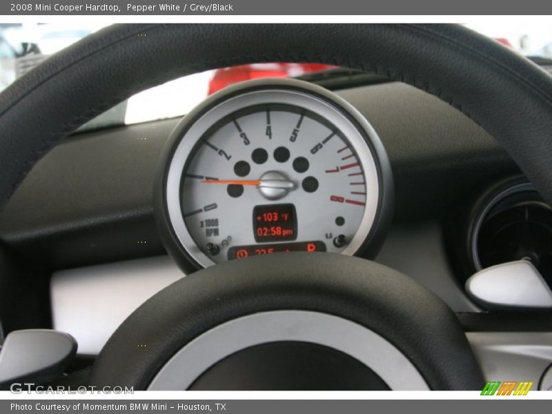 Pepper White / Grey/Black 2008 Mini Cooper Hardtop