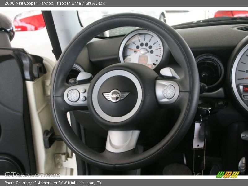 Pepper White / Grey/Black 2008 Mini Cooper Hardtop
