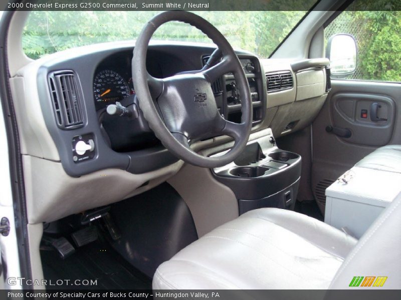 Summit White / Neutral 2000 Chevrolet Express G2500 Commercial
