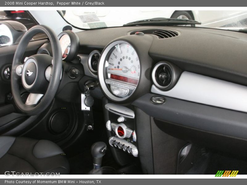 Pepper White / Grey/Black 2008 Mini Cooper Hardtop