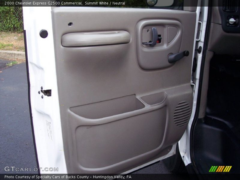 Summit White / Neutral 2000 Chevrolet Express G2500 Commercial