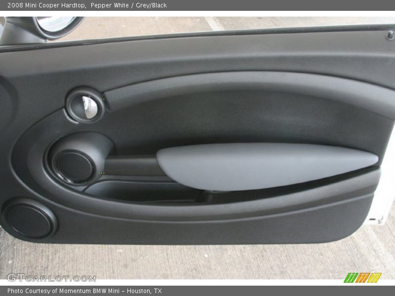 Pepper White / Grey/Black 2008 Mini Cooper Hardtop