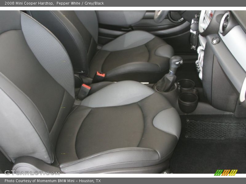 Pepper White / Grey/Black 2008 Mini Cooper Hardtop