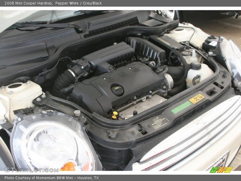 Pepper White / Grey/Black 2008 Mini Cooper Hardtop