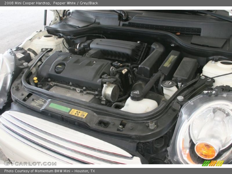 Pepper White / Grey/Black 2008 Mini Cooper Hardtop