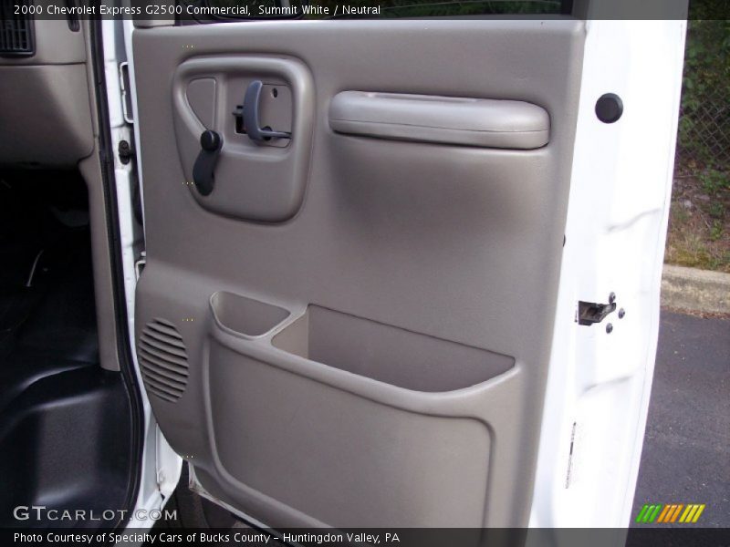 Summit White / Neutral 2000 Chevrolet Express G2500 Commercial