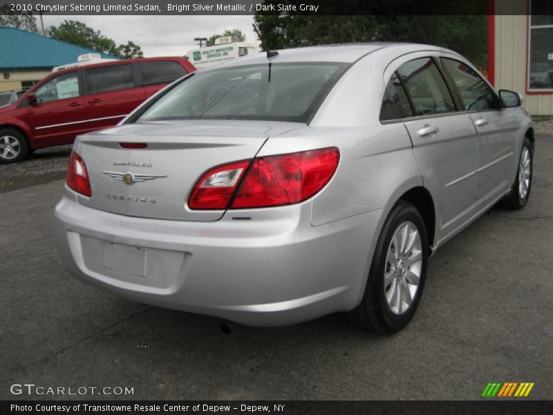 Bright Silver Metallic / Dark Slate Gray 2010 Chrysler Sebring Limited Sedan